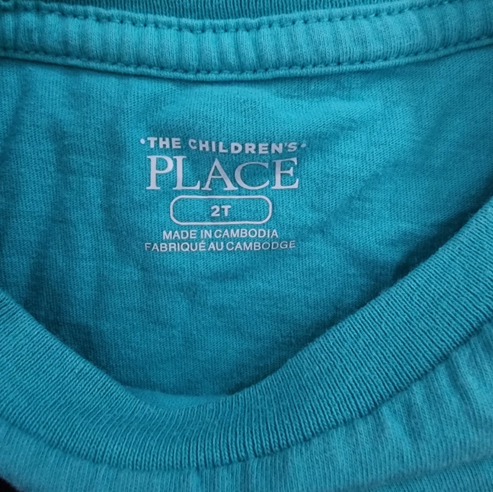 Blue Statement Tee, Kid's 2T - Picture 4 of 6